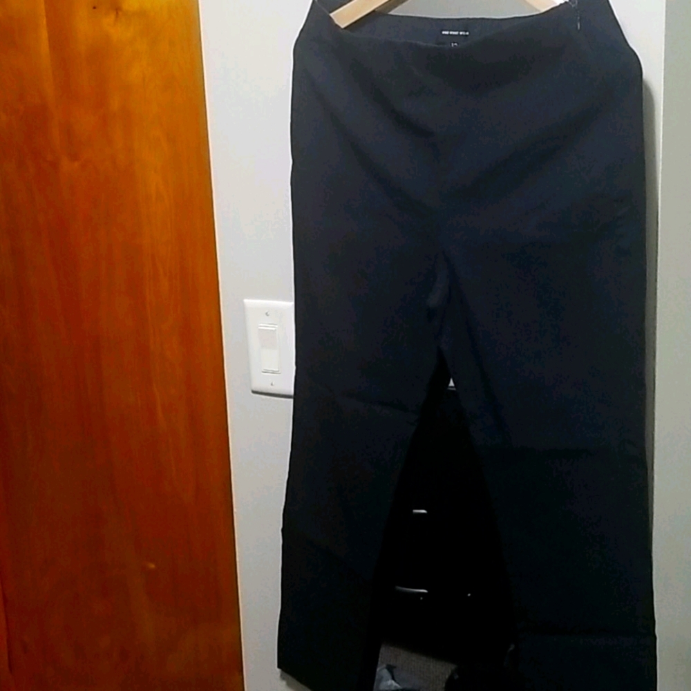 Black crop dress pants size zip size 12